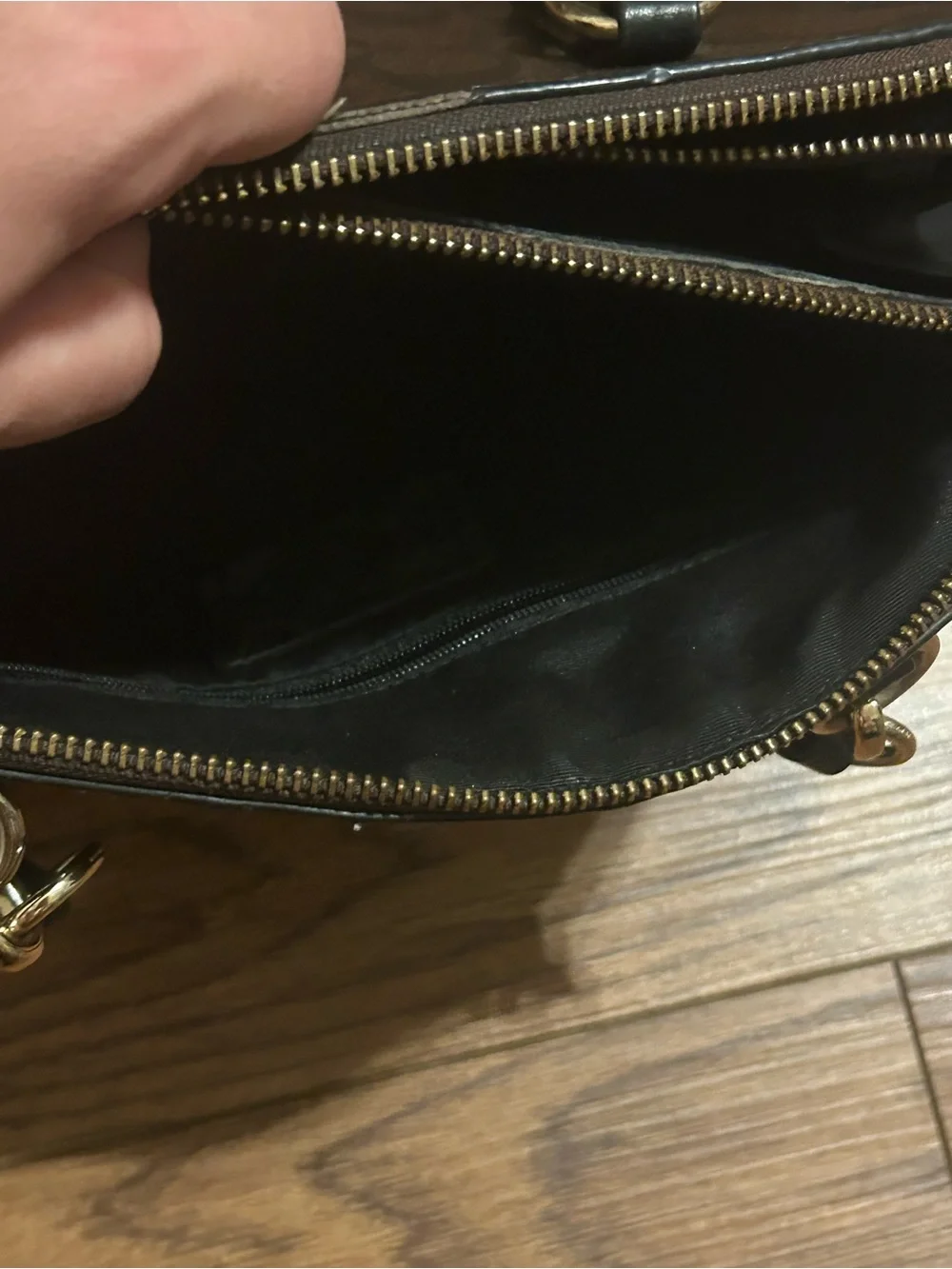 Coach Christie Carryall Black Shoulder Bag small